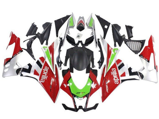 2016-2020 Red Green Silver Aprilia RSV4 1000 Fairing Kit