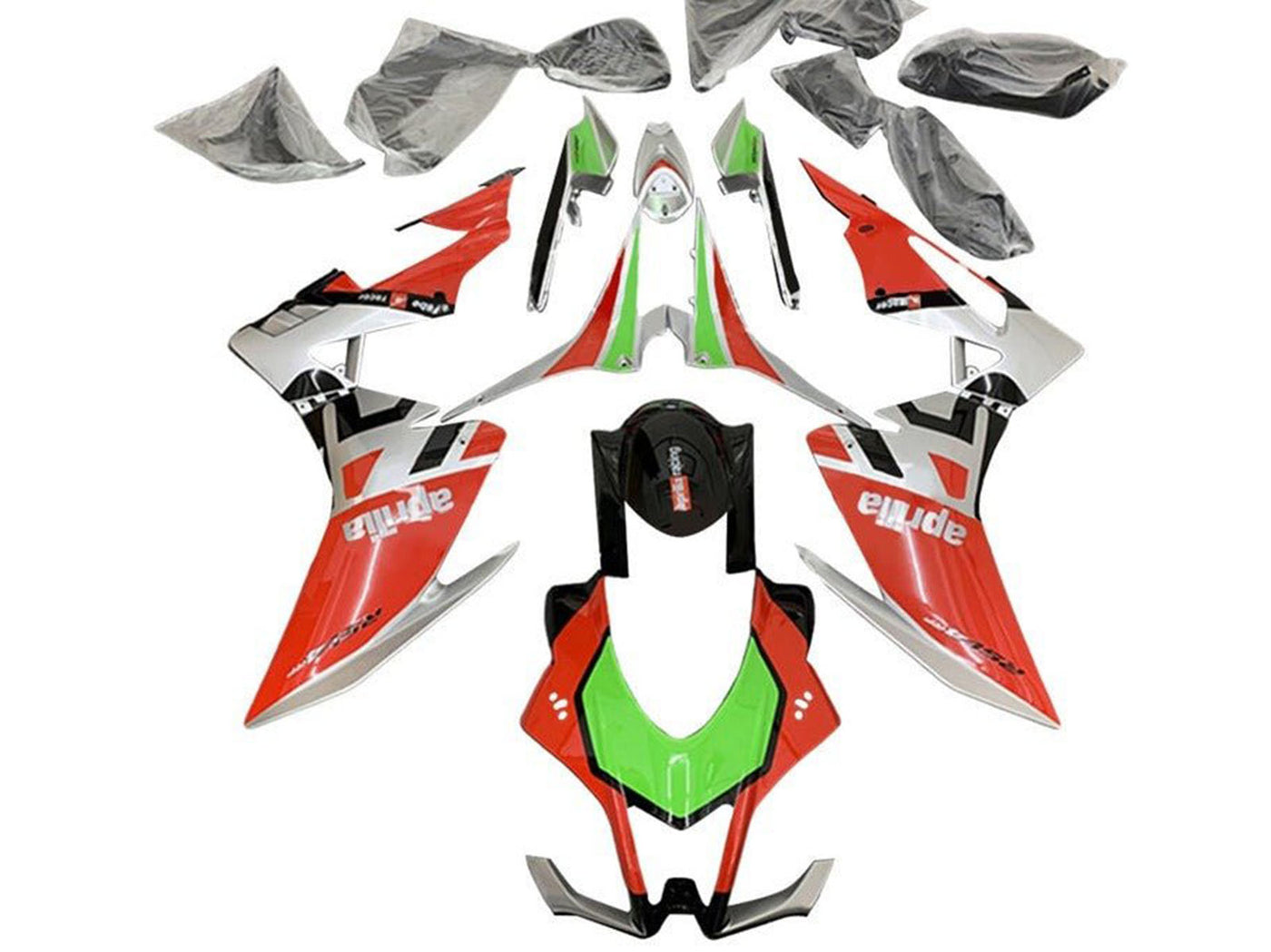2016-2020 Red Silver Green Aprilia RSV4 1000 Fairing Kit