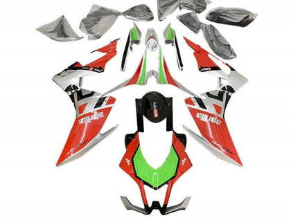 2016-2020 Aprilia RSV4 Red Silver Green 1000 Fairing Kit