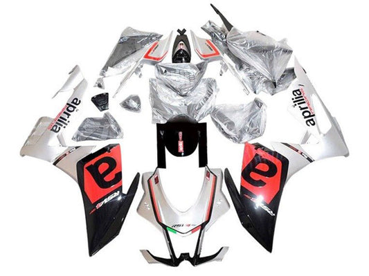 2016-2020 Silver Black Red Aprilia RSV4 1000 Fairing Kit
