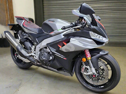 2021-2024 Aprilia RSV4 Glossy Silver Matte Black 1100 Fairing Kit