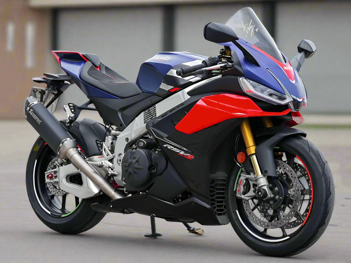2021-2024 Matte Blue Glossy Red Black Aprilia RSV4 1100 Fairing Kit