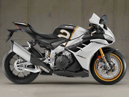 2021-2024 Aprilia RSV4 White Black Gold 1100 Fairing Kit