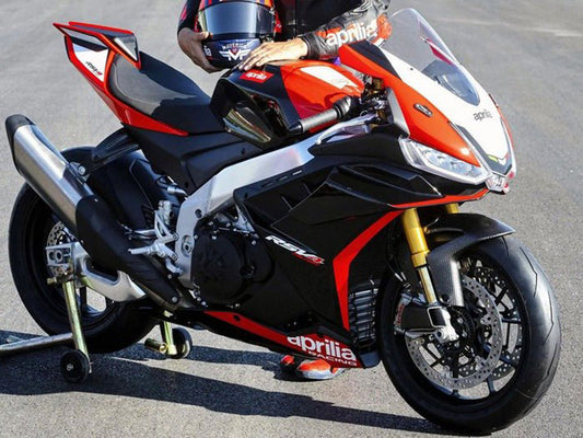 2021-2024 Black Red White Aprilia RSV4 1100 Fairing Kit