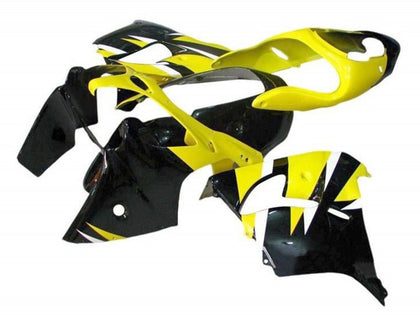 2000-2001 Kawasaki ZX-9R Yellow Black Fairing Kit
