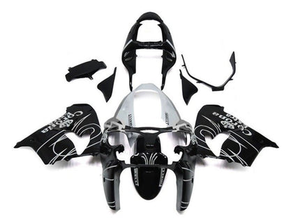 2002-2003 Kawasaki ZX-9R Black White Corona Fairing Kit