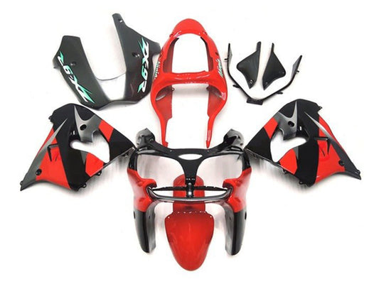 2002-2003 Red Black Silver Kawasaki ZX9R Fairing Kit