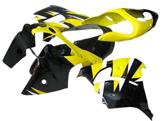 2002-2003 Yellow Black Kawasaki ZX9R Fairing Kit