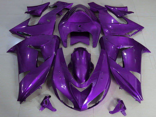2006-2007 Purple Kawasaki ZX10R Motorcycle Fairing， Purchase 2006-2007 Purple Kawasaki ZX10R Motorcycle Fairing UK - UK