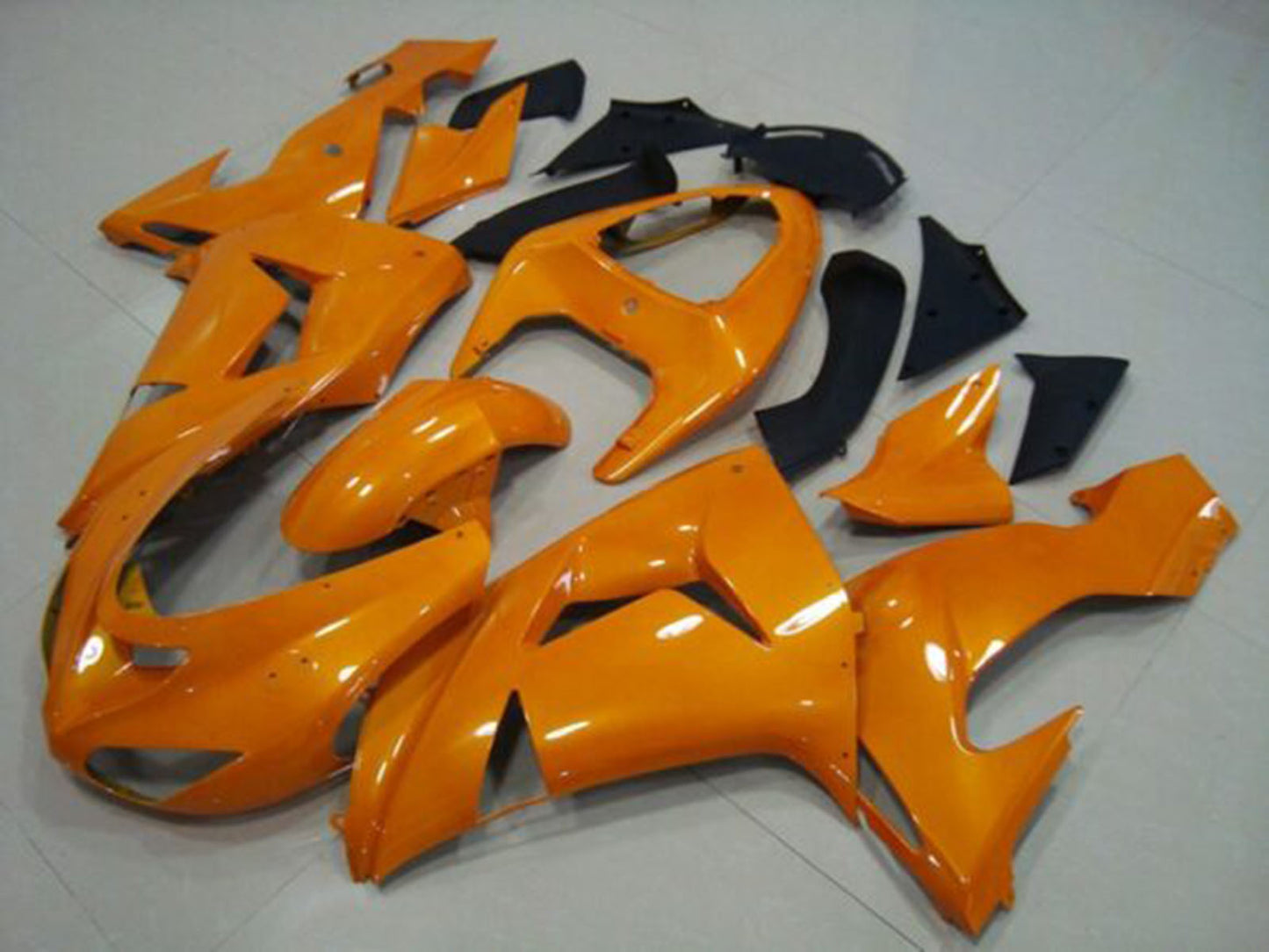 2006-2007 Orange Kawasaki ZX10R Motorcycle Fairing， Purchase 2006-2007 Orange Kawasaki ZX10R Motorcycle Fairing UK - UK