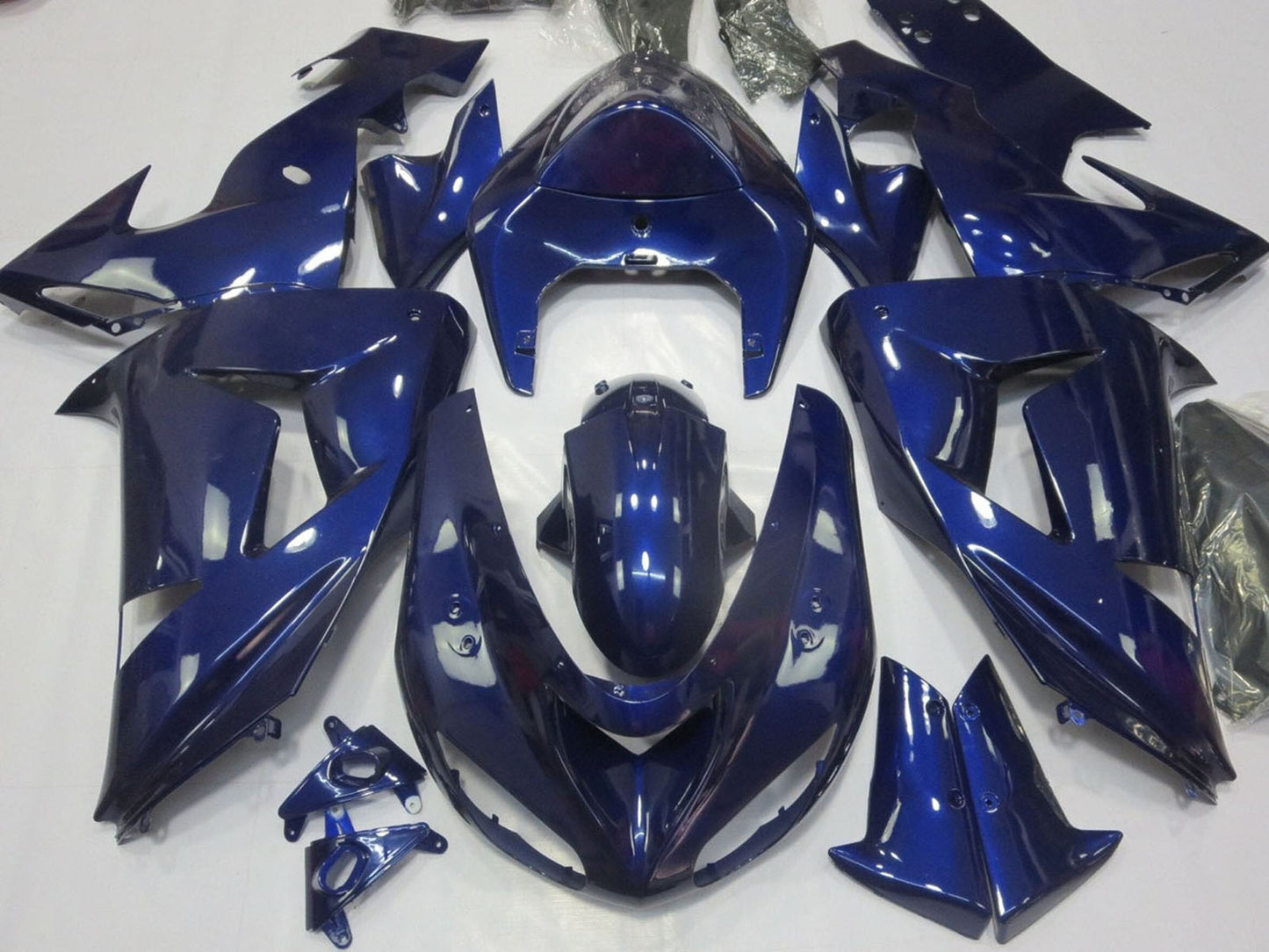 2006-2007 Dark Blue Kawasaki ZX10R Motorcycle Fairing， Purchase 2006-2007 Dark Blue Kawasaki ZX10R Motorcycle Fairing UK - UK