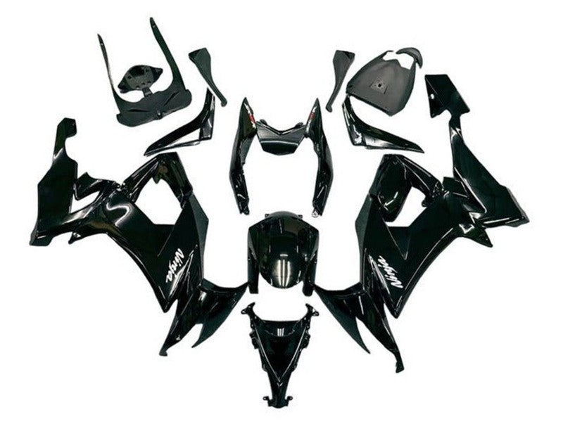 Purchase 2008-2010 Glossy Black White Decal Kawasaki ZX10R Motorcycle Fairings UK