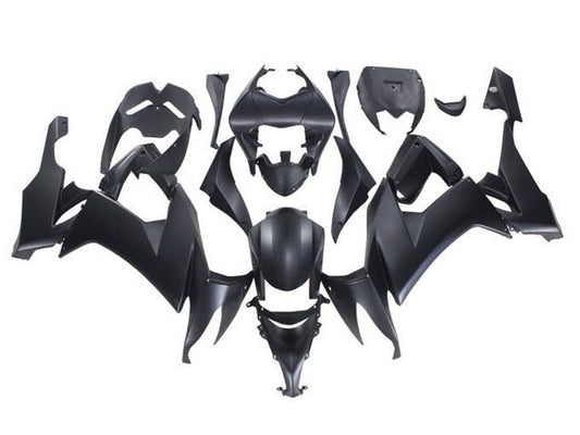 2008-2010 Matte Black Kawasaki ZX10R Fairing Kit