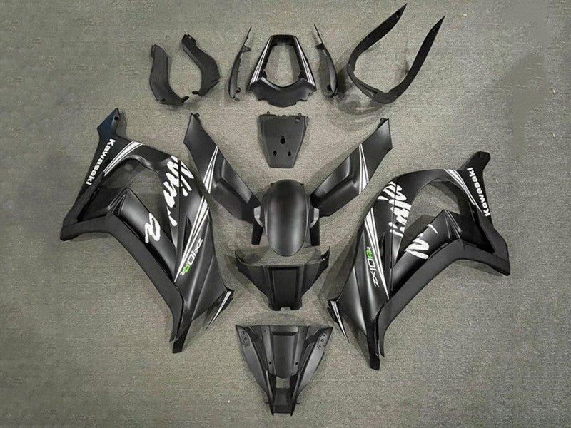 Purchase 2011-2015 Matte Black White Kawasaki ZX10R Motorcycle Fairings UK