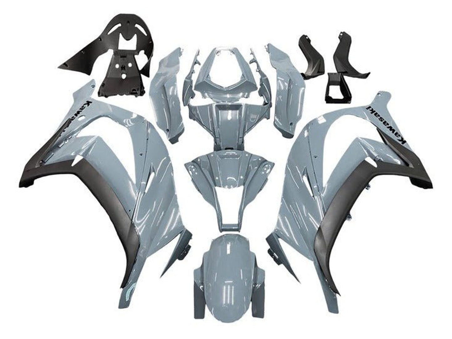 2011-2015 Nardo Grey Kawasaki ZX10R Fairing Kit