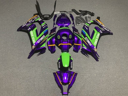 2016-2020 Kawasaki ZX-10R Purple Green Yellow Fairing Kit