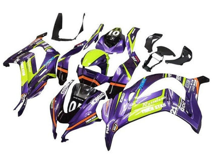 2016-2020 Kawasaki ZX-10R Purple Green Trick Star Fairing Kit
