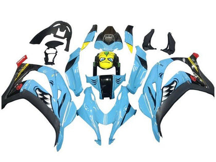 2016-2020 Kawasaki ZX-10R Blue Shark Fairing Kit