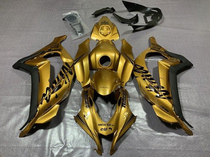 2016-2020 Kawasaki ZX-10R Gold Black Fairing Kit