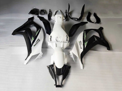 2016-2020 Kawasaki ZX-10R White Black Green Stripe Fairing Kit