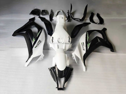 2016-2020 Kawasaki ZX-10R White Black Green Stripe Fairing Kit
