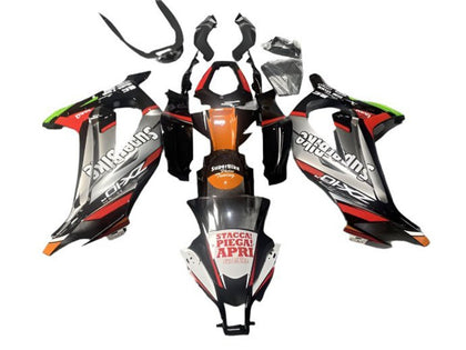 2016-2020 Kawasaki ZX-10R Silver Black Red White Fairing Kit