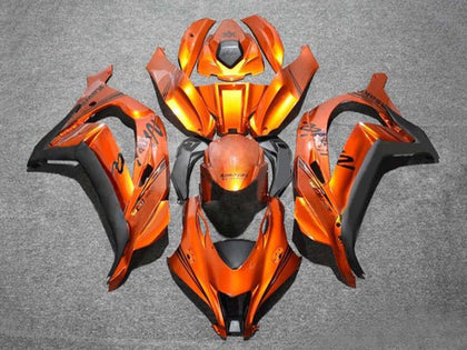 2016-2020 Kawasaki ZX-10R Rust Orange Black Fairing Kit