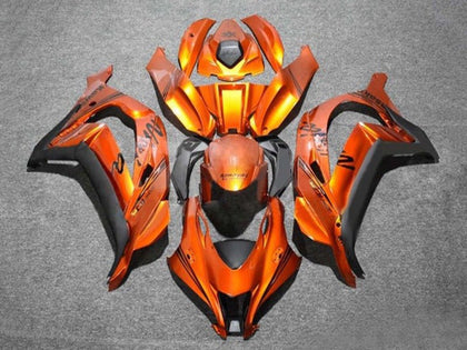2016-2020 Kawasaki ZX-10R Rust Orange Black Fairing Kit
