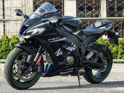 2016-2020 Kawasaki ZX-10R Matte Black White Green Fairing Kit