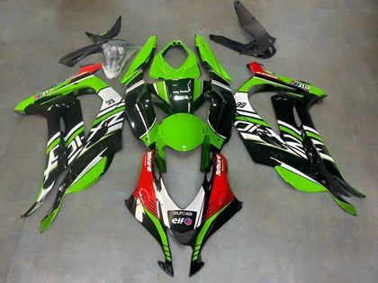 2016-2020 Kawasaki ZX-10R Green Black White Red Fairing Kit