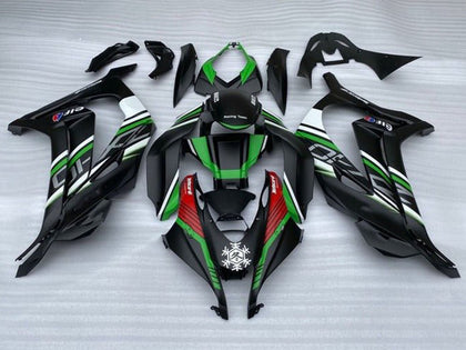 2016-2020 Kawasaki ZX-10R Matte Black Green White Red Fairing Kit