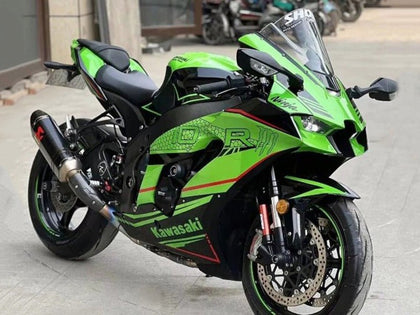 2021-2025 Kawasaki ZX-10R Green Black Red Stripe Fairing Kit