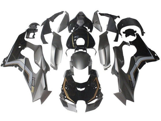 2021-2025 Matte Silver Glossy Black Gold Kawasaki ZX10R Fairing Kit