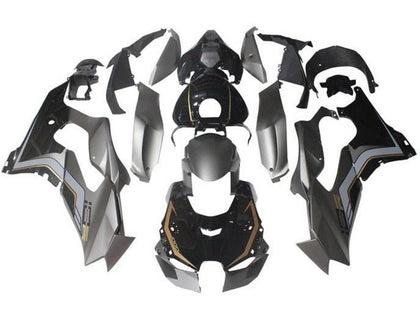 2021-2025 Kawasaki ZX-10R Matte Silver Glossy Black Gold Fairing Kit