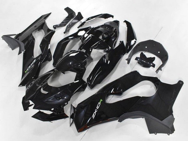 Purchase 2021-2025 Glossy Black White Green Decal Kawasaki ZX10R Motorcycle Fairings UK