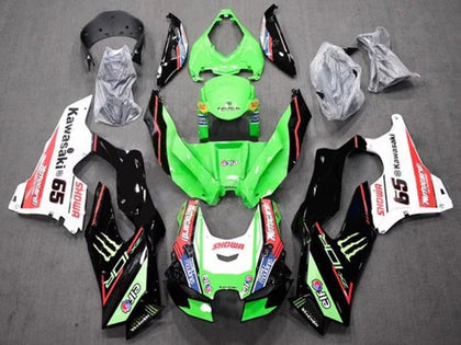 2021-2025 Kawasaki ZX-10R Green Black White Red Showa Fairing Kit