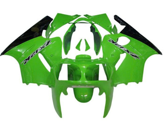2000-2001 Green Black Kawasaki ZX12R Fairing Kit