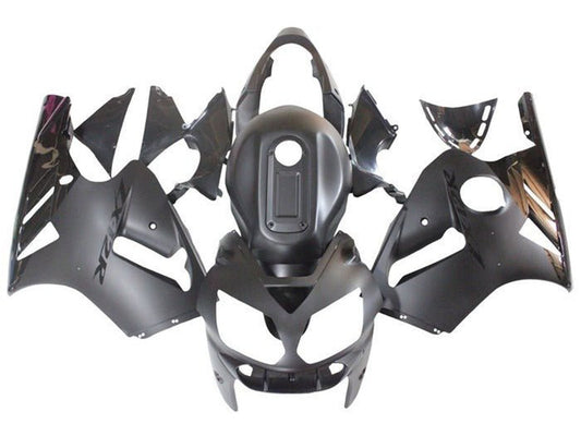 2000-2001 Matte Black Glossy Black Kawasaki ZX12R Fairing Kit