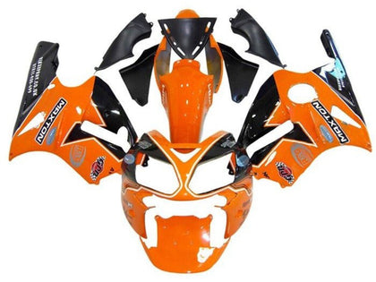 2000-2001 Kawasaki ZX-12R Orange Black White Fairing Kit
