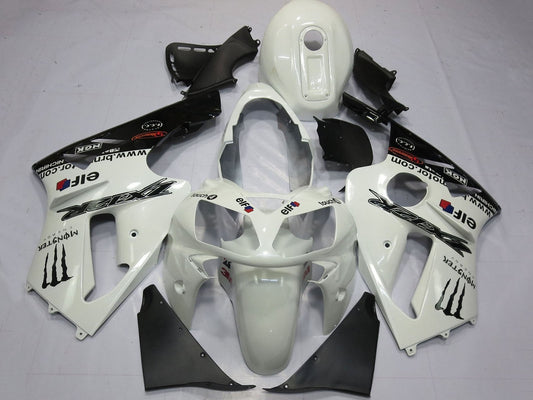 2000-2001 White Black Monster Energy Kawasaki ZX12R Fairing Kit