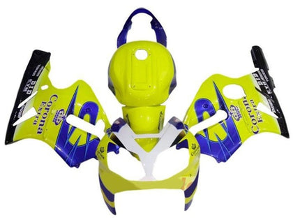 2000-2001 Kawasaki ZX-12R Yellow Blue Corona Fairing Kit