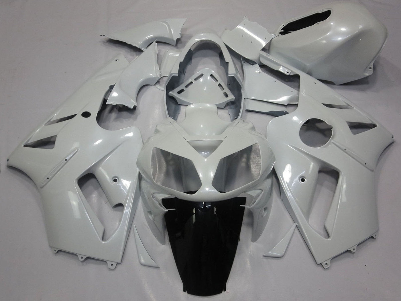 2000-2001 White Kawasaki ZX12R Motorcycle Fairings， Purchase 2000-2001 White Kawasaki ZX12R Motorcycle Fairings UK - UK
