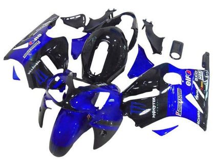 2002-2006 Kawasaki ZX-12R Blue Black Monster Fairing Kit