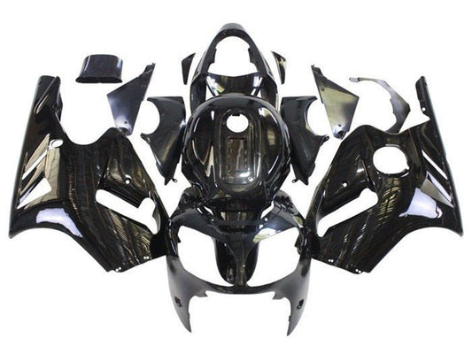 2002-2006 Glossy Black Kawasaki ZX12R Fairing Kit