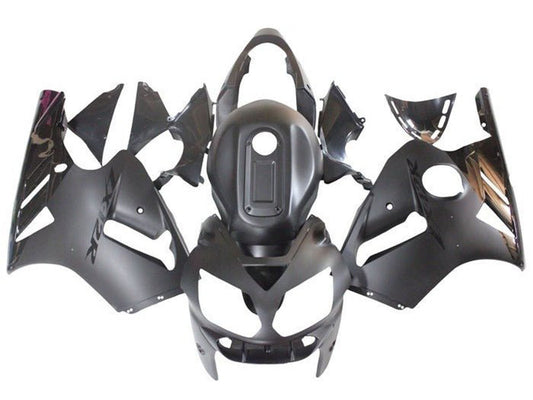 2002-2006 Matte Black Glossy Black Kawasaki ZX12R Fairing Kit