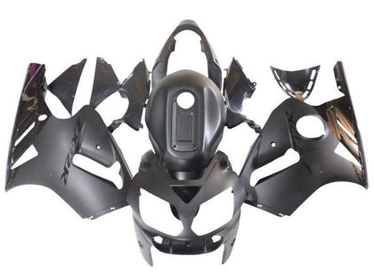 2002-2006 Kawasaki ZX-12R Matte Black Glossy Black Fairing Kit