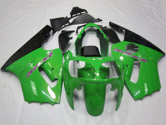 2002-2006 Green Black Purple Kawasaki ZX12R Fairing Kit