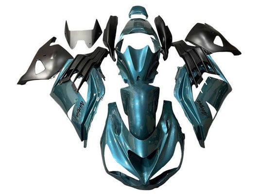 2012-2024 Metallic Teal Blue Kawasaki Ninja ZX14R ZZR1400 Fairing Kit