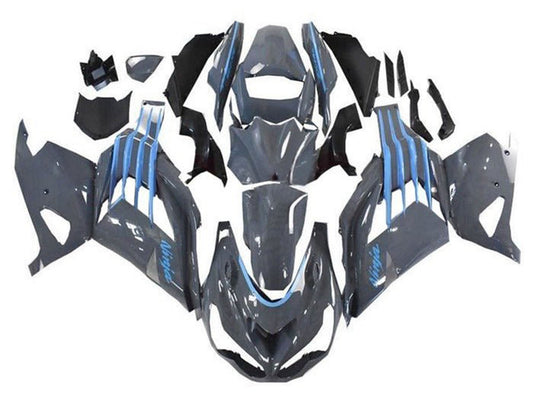 2012-2024 Nardo Grey Blue Kawasaki Ninja ZX14R ZZR1400 Fairing Kit