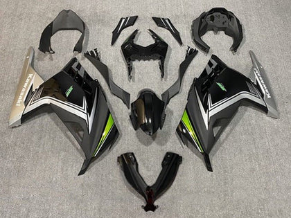2013-2024 Kawasaki Ninja-300 Black Silver Green White EX300R Fairing Kit